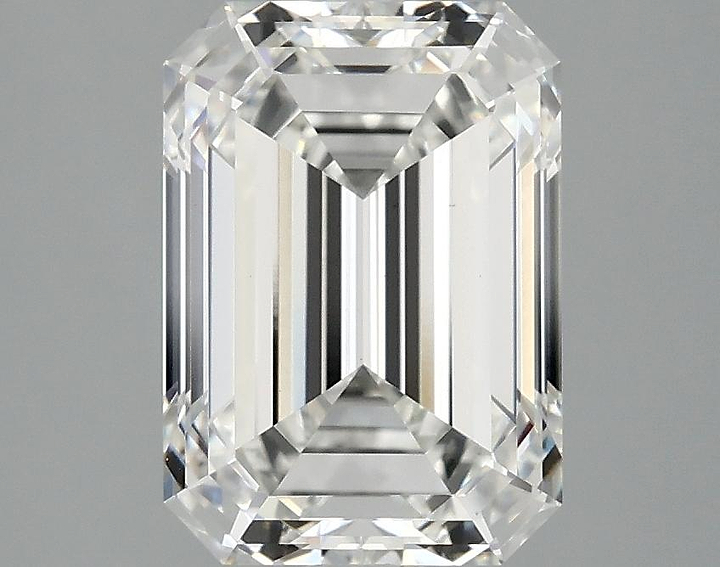 3.1 Carat Emerald Shaped Ideal Cut VS1 IGI Certified Lab Grown Diamond