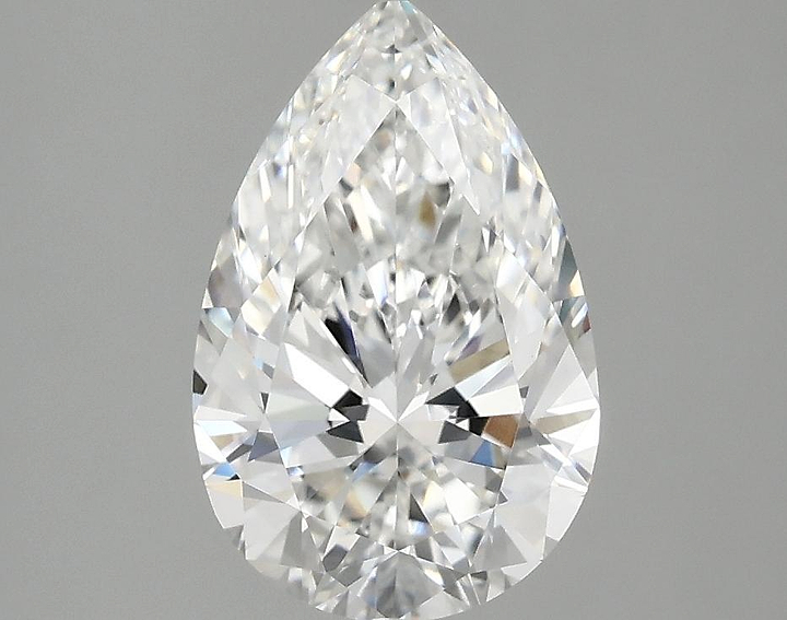 2.0 Carat Pear Shaped Ideal Cut VVS2 IGI Certified Lab Grown Diamond