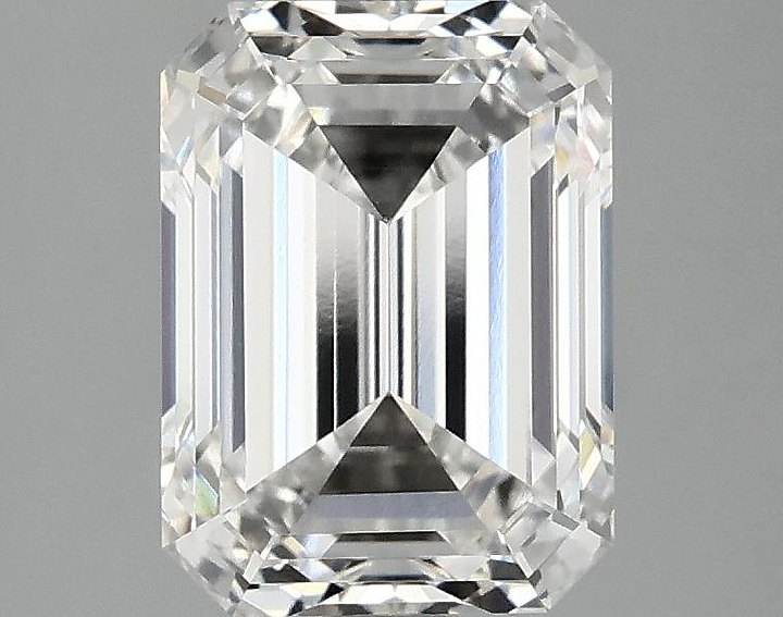 2.54 Carat Emerald Shaped Excellent Cut VS1 IGI Certified Lab Grown Diamond
