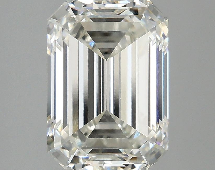 3.08 Carat Emerald Shaped Ideal Cut VVS2 IGI Certified Lab Grown Diamond