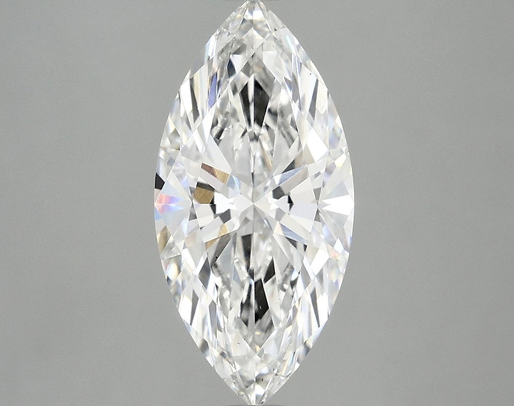 2.51 Carat Marquise Shaped Excellent Cut VS2 IGI Certified Lab Grown Diamond