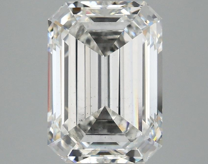 3.03 Carat Emerald Shaped Ideal Cut SI1 IGI Certified Lab Grown Diamond
