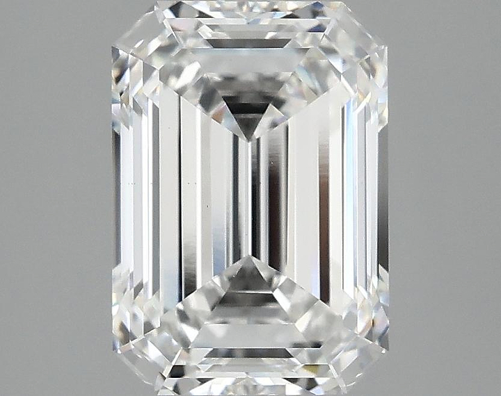 2.89 Carat Emerald Shaped Ideal Cut VS1 IGI Certified Lab Grown Diamond
