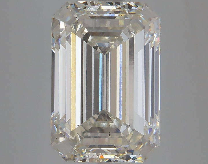 6.79 Carat Emerald Shaped Ideal Cut VS2 IGI Certified Lab Grown Diamond