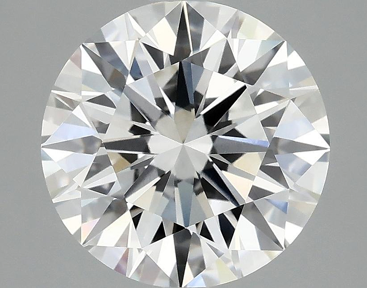 3.05 Carat Round Shaped Ideal Cut VVS2 IGI Certified Lab Grown Diamond