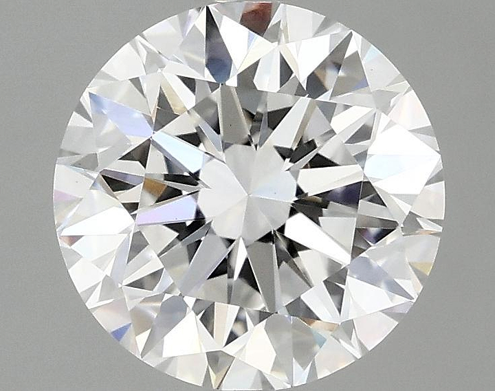 2.56 Carat Round Shaped Excellent Cut VVS2 IGI Certified Lab Grown Diamond