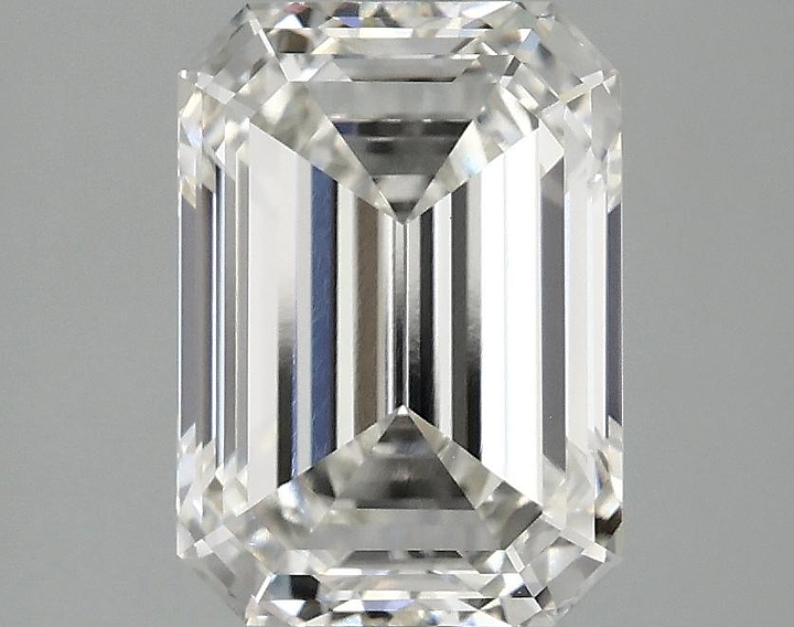 3.05 Carat Emerald Shaped Ideal Cut VVS2 IGI Certified Lab Grown Diamond