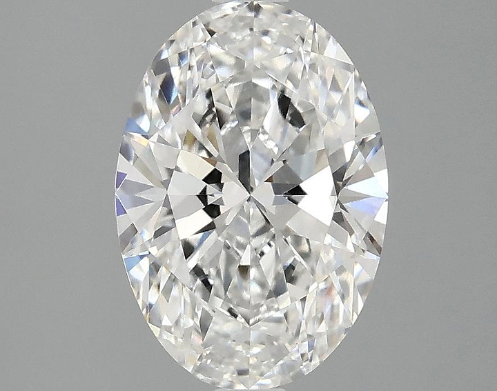 2.05 Carat Oval Shaped Ideal Cut VVS2 IGI Certified Lab Grown Diamond
