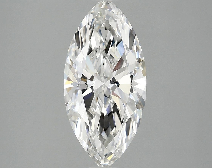 2.01 Carat Marquise Shaped Excellent Cut VVS2 IGI Certified Lab Grown Diamond