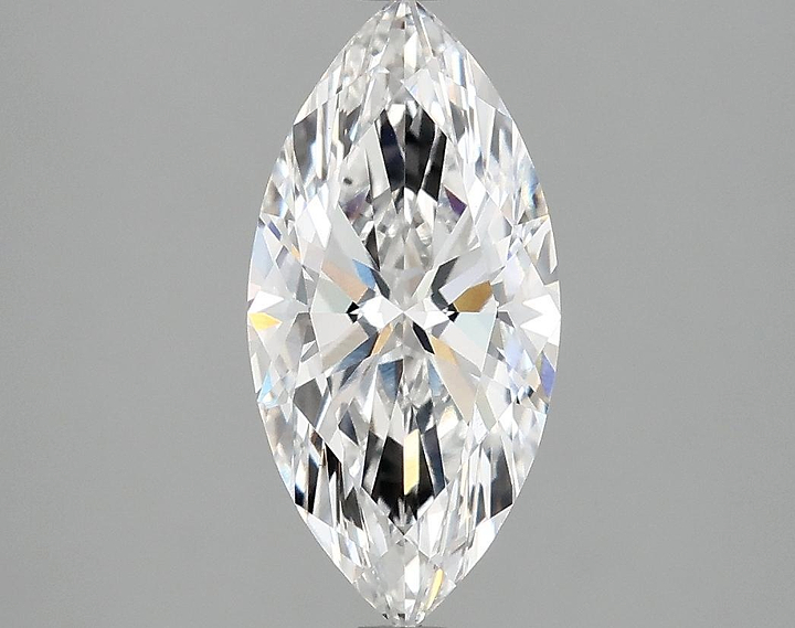 1.98 Carat Marquise Shaped Ideal Cut VVS2 IGI Certified Lab Grown Diamond