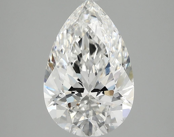 3.01 Carat Pear Shaped Excellent Cut VVS2 IGI Certified Lab Grown Diamond