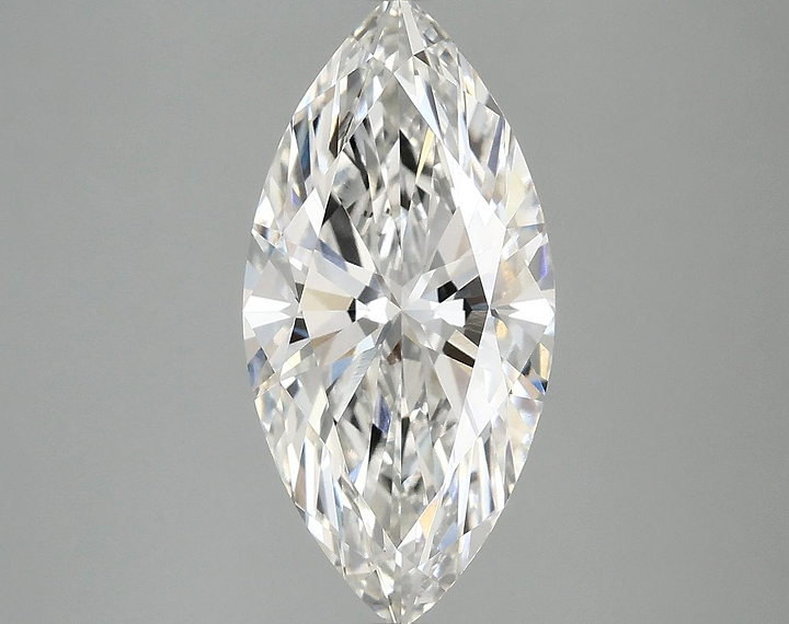 3.01 Carat Marquise Shaped Ideal Cut VVS2 IGI Certified Lab Grown Diamond