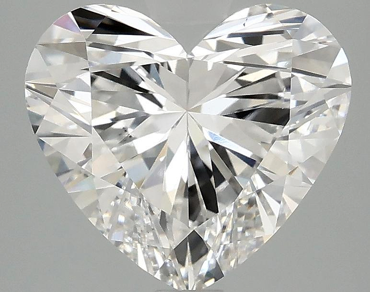 2.98 Carat Heart Shaped Ideal Cut VS2 IGI Certified Lab Grown Diamond