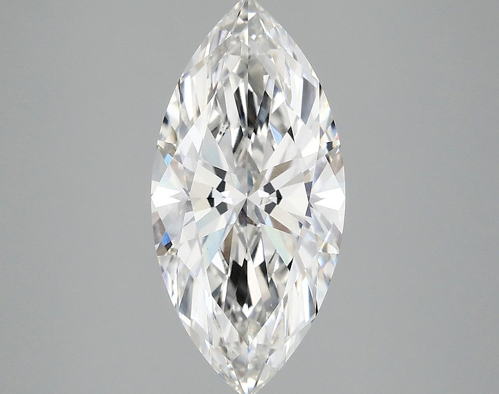 3.02 Carat Marquise Shaped Excellent Cut VVS2 IGI Certified Lab Grown Diamond