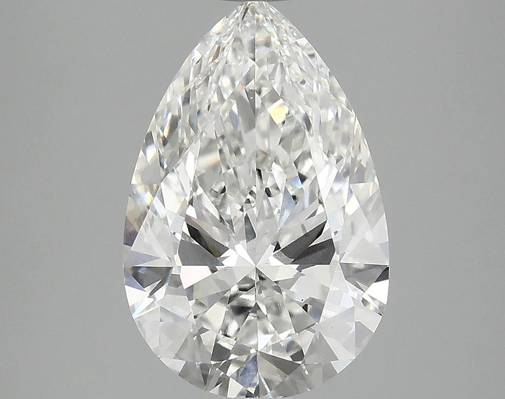 3.03 Carat Pear Shaped Excellent Cut VS2 IGI Certified Lab Grown Diamond