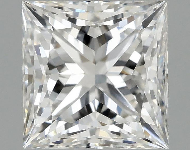1.57 Carat Princess Shaped Ideal Cut VS1 IGI Certified Lab Grown Diamond