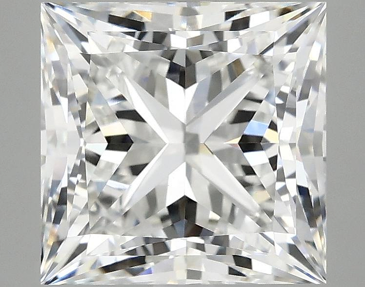 4.26 Carat Princess Shaped Ideal Cut VVS2 IGI Certified Lab Grown Diamond