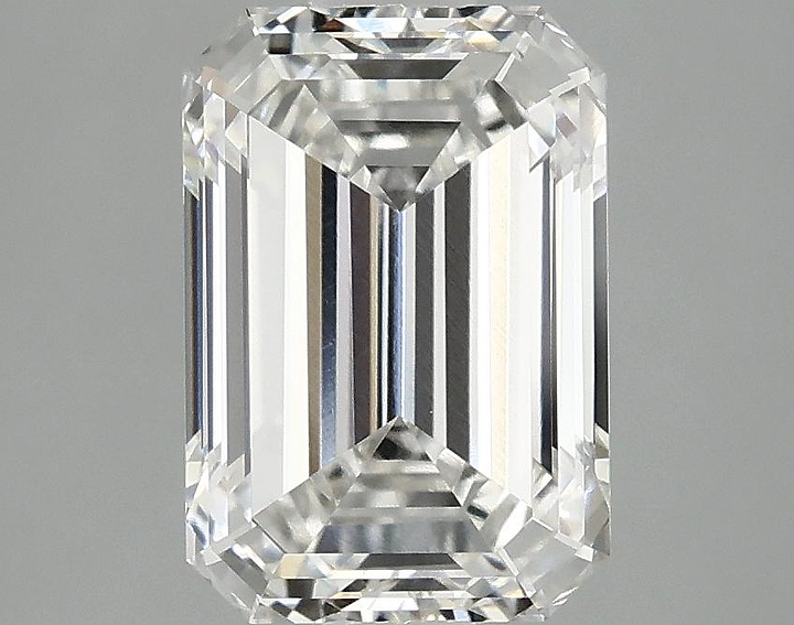 2.99 Carat Emerald Shaped Ideal Cut VVS2 IGI Certified Lab Grown Diamond