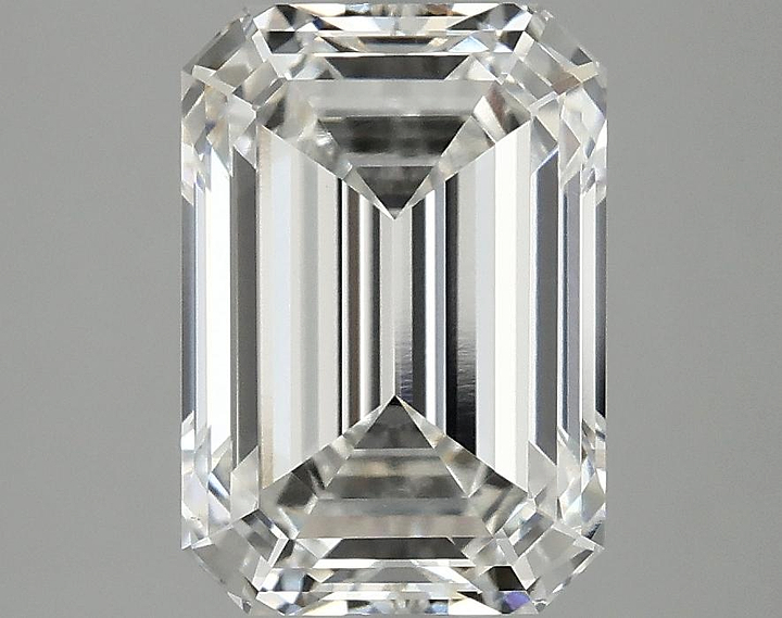 3.29 Carat Emerald Shaped Ideal Cut VS1 IGI Certified Lab Grown Diamond