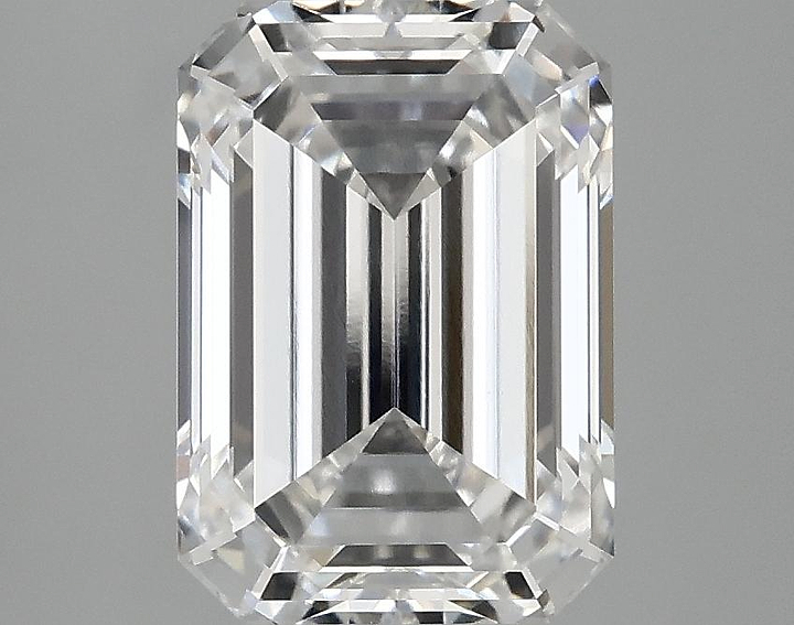3.09 Carat Emerald Shaped Ideal Cut VS1 IGI Certified Lab Grown Diamond
