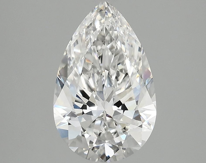 1.96 Carat Pear Shaped Ideal Cut VVS2 IGI Certified Lab Grown Diamond