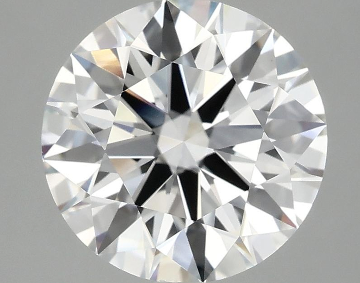 3.08 Carat Round Shaped Ideal Cut VVS2 IGI Certified Lab Grown Diamond