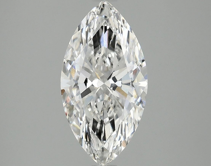 2.1 Carat Marquise Shaped Ideal Cut VS1 IGI Certified Lab Grown Diamond