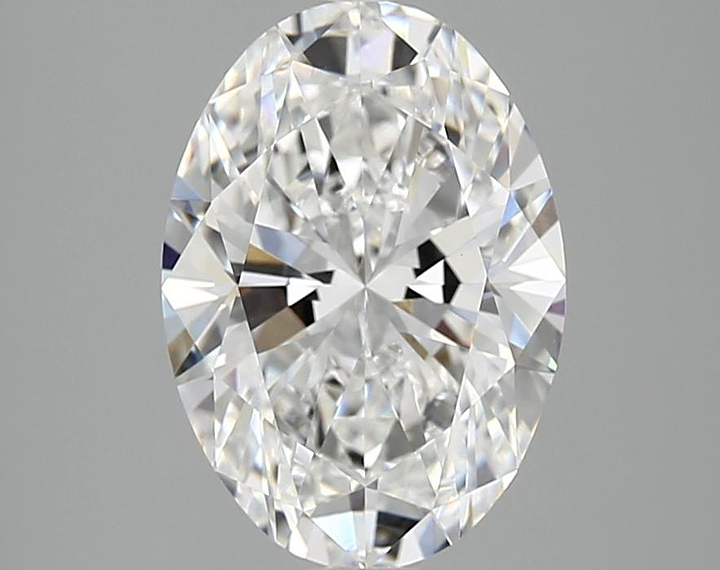 3.08 Carat Oval Shaped Ideal Cut VVS2 IGI Certified Lab Grown Diamond