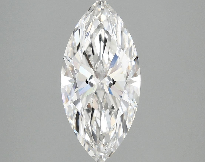 1.98 Carat Marquise Shaped Excellent Cut VVS2 IGI Certified Lab Grown Diamond