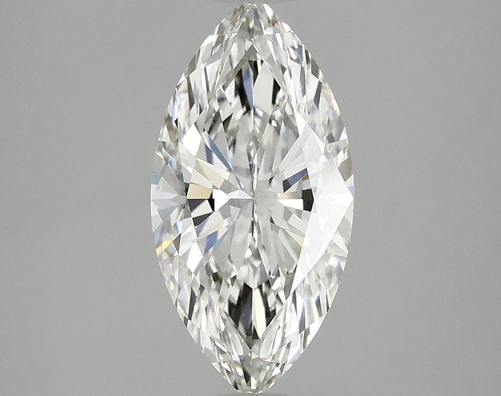 2.0 Carat Marquise Shaped Ideal Cut VVS2 IGI Certified Lab Grown Diamond