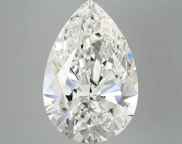 10.25 Carat Pear Shaped Excellent Cut VVS2 IGI Certified Lab Grown Diamond