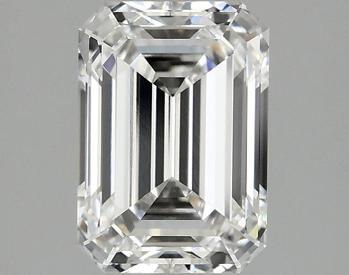 2.1 Carat Emerald Shaped Ideal Cut VVS2 IGI Certified Lab Grown Diamond