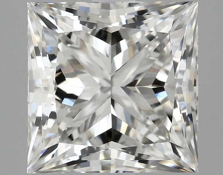 2.55 Carat Princess Shaped Ideal Cut VVS2 IGI Certified Lab Grown Diamond