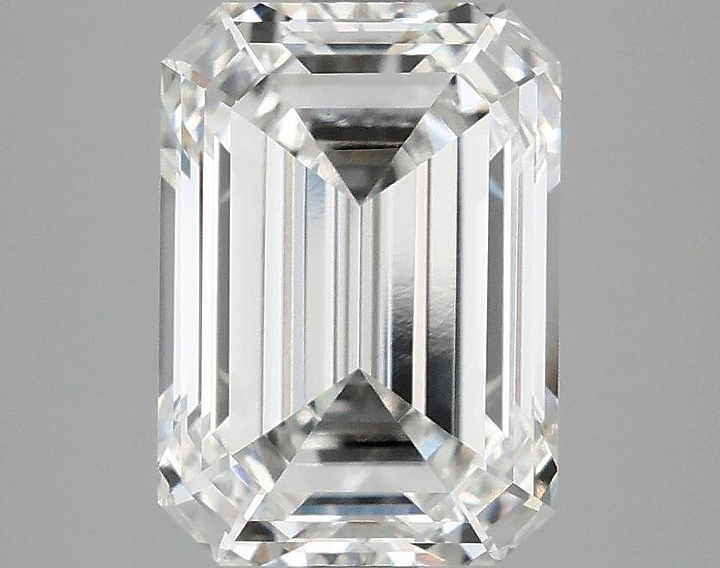 3.17 Carat Emerald Shaped Ideal Cut VVS2 IGI Certified Lab Grown Diamond