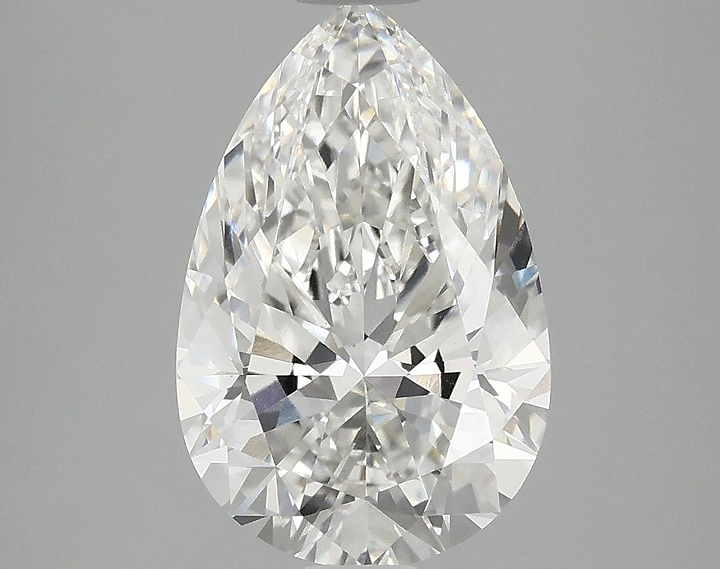 3.04 Carat Pear Shaped Excellent Cut VVS2 IGI Certified Lab Grown Diamond