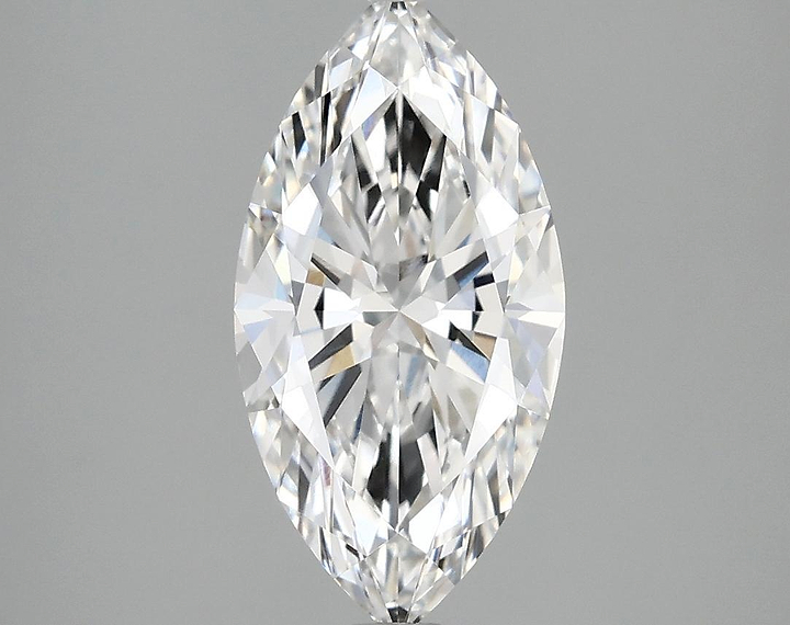2.01 Carat Marquise Shaped Ideal Cut VVS2 IGI Certified Lab Grown Diamond