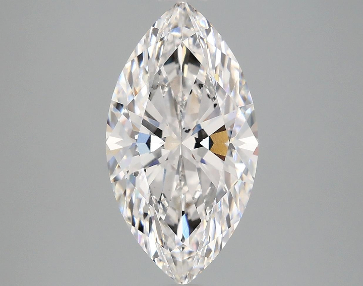 3.05 Carat Marquise Shaped Excellent Cut SI1 IGI Certified Lab Grown Diamond