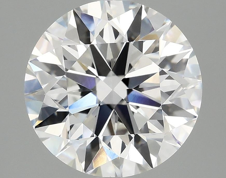 3.07 Carat Round Shaped Excellent Cut VVS2 IGI Certified Lab Grown Diamond