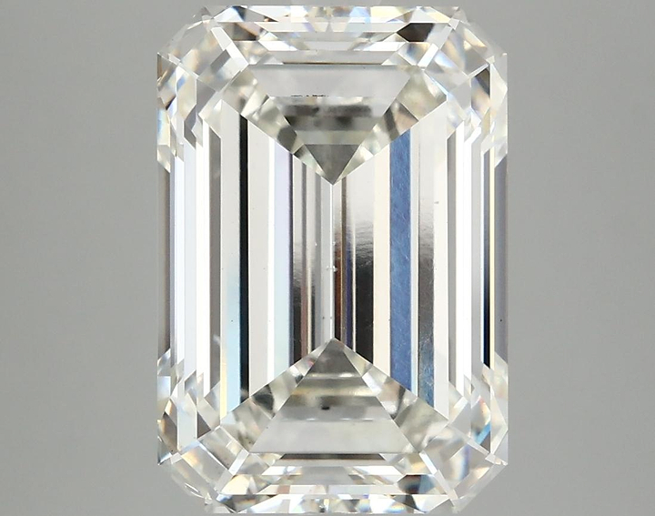 6.34 Carat Emerald Shaped Ideal Cut VS2 IGI Certified Lab Grown Diamond