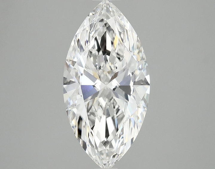 3.03 Carat Marquise Shaped Ideal Cut VVS2 IGI Certified Lab Grown Diamond