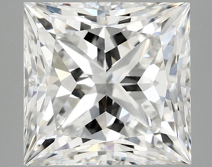 3.92 Carat Princess Shaped Ideal Cut VVS2 IGI Certified Lab Grown Diamond