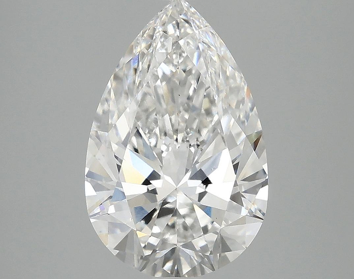 3.07 Carat Pear Shaped Ideal Cut VS1 IGI Certified Lab Grown Diamond