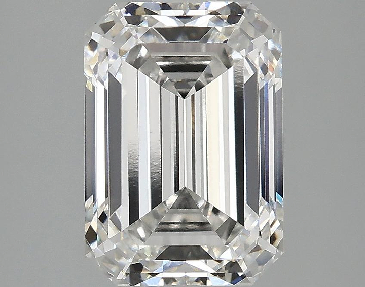 3.03 Carat Emerald Shaped Ideal Cut VVS2 IGI Certified Lab Grown Diamond