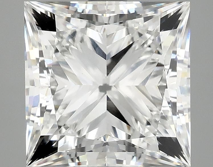 4.13 Carat Princess Shaped Ideal Cut VVS2 IGI Certified Lab Grown Diamond