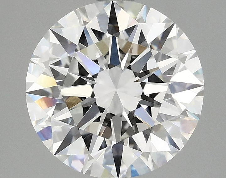 3.09 Carat Round Shaped Ideal Cut VVS2 IGI Certified Lab Grown Diamond