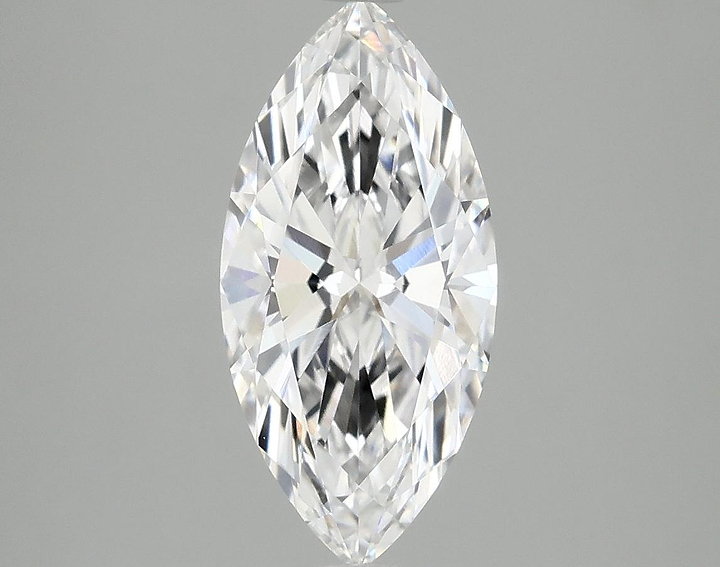 2.01 Carat Marquise Shaped Excellent Cut VVS2 IGI Certified Lab Grown Diamond
