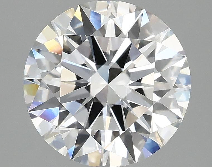 2.58 Carat Round Shaped Ideal Cut VVS2 IGI Certified Lab Grown Diamond