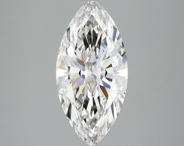 2.02 Carat Marquise Shaped Excellent Cut VVS2 IGI Certified Lab Grown Diamond