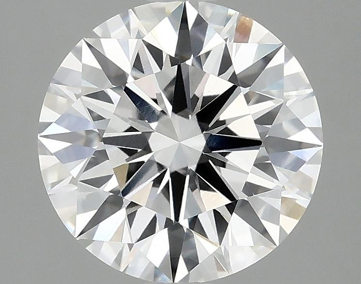 2.08 Carat Round Shaped Ideal Cut VVS2 IGI Certified Lab Grown Diamond