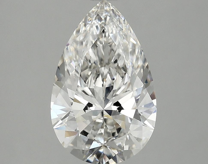 2.04 Carat Pear Shaped Ideal Cut VS1 IGI Certified Lab Grown Diamond
